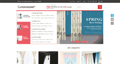 Desktop Screenshot of curtainsmarket.com